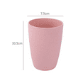 thumbnail image 2 of Eco-Friendly Unbreakable Reusable Drinking Cup For Adult, Wheat Straw Biodegradable Healthy Tumbler Set 4, 2 of 4