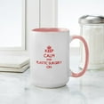 thumbnail image 4 of CafePress - Keep Calm And Plastic Surgery ON Mugs - 15 oz Ceramic Large White Novelty Mug, 4 of 4