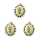 thumbnail image 1 of Wosthever Kit de bordado para principiantes, collar de colgantes de costura a mano, herramienta de adorno de punto de cruz DIY Type1 NO1 Wosthever CBP129631, 1 of 6
