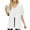White, variant on Women's Solid Half Sleeve Casual Loose Cardigan Tops
