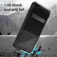 thumbnail image 4 of Heavy Duty Metal Military Grade Phone Case for Samsung Galaxy S24 Ultra Built-in Screen Lens Protection, 4 of 5