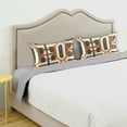 thumbnail image 3 of Yayeee Pillowcase Queen Size Set of 2 Satin Wrinkle Resistant Pillow Case, Beige Geometric, 3 of 8