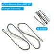 thumbnail image 2 of Uxcell Bow String Replacement Recurve Bowstring for AMO Traditional Recurve Bow Black 56 in, 2 of 6