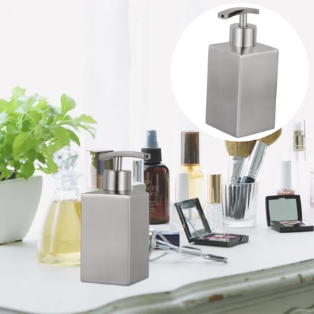 Stainless Bottle Soap Dispenser Small Square Container