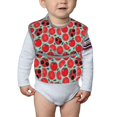 thumbnail image 6 of Zufioo Cute Tomato Print Toddler Adjustable Waterproof Bib, 11.6x15 Inch Feeding Bib Suitable for 6-24 Month Babies, 6 of 8
