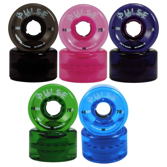Atom Pulse Outdoor Wheels (Purple, Set of 4)