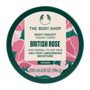 The Body Shop British Rose Body Yogurt – Instantly Absorbing Hydration From Head To Toe – For Normal To Dry Skin – Vegan – 6.91 Oz.