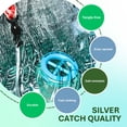 thumbnail image 4 of Silver Catch 8' Radius Cast Net Featuring 1" Mesh, Designed for Larger Bait Capture with True Six-Panel Spread and High Durability, 4 of 7