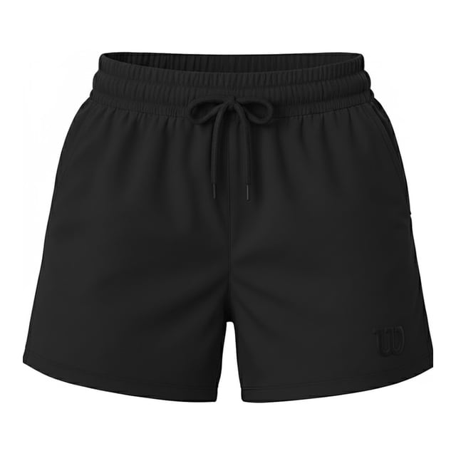 Short Deportivo Wilson para Mujer Flexy Pretina Licra Color Negro Talla M