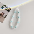 thumbnail image 3 of Cadena para teléfono móvil con flor azul, colgante corto con nicho, cadena colgante, cuerda para teléfono móvil, pulsera con cara sonriente femenina, amor, 3 of 6