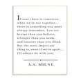 thumbnail image 5 of Stupell I'll Always Be With You A.A. Milne Wall Plaque Art 10 x 15, 5 of 5