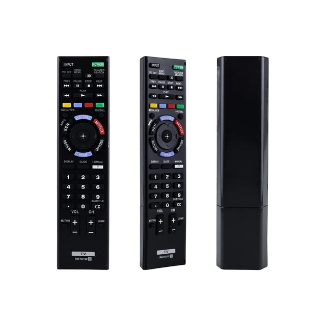 Control Remoto Compatible Sony BRAVIA Smart TV Modelos RM-YD103 RM-YD102 KDL-32W700B