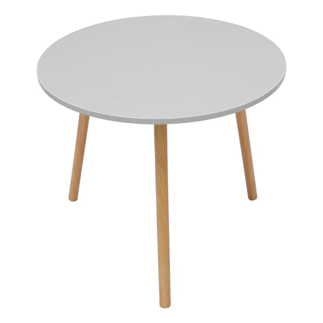 Mesa de Centro Redonda Trípode Blanca 80 cm Ideen
