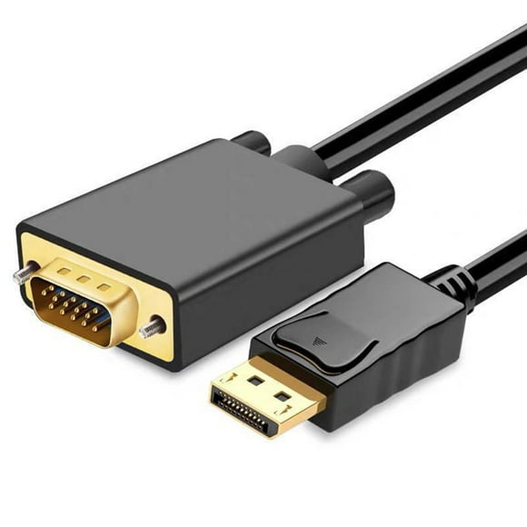 To VGA Adapter Cable, DisplayPort Adapter Wire High Efficiency 1.8m for
