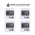 thumbnail image 2 of Digital Countdown Timer 4 Channel Count Up Down Kitchen Cooking Timer Clock, 2 of 5