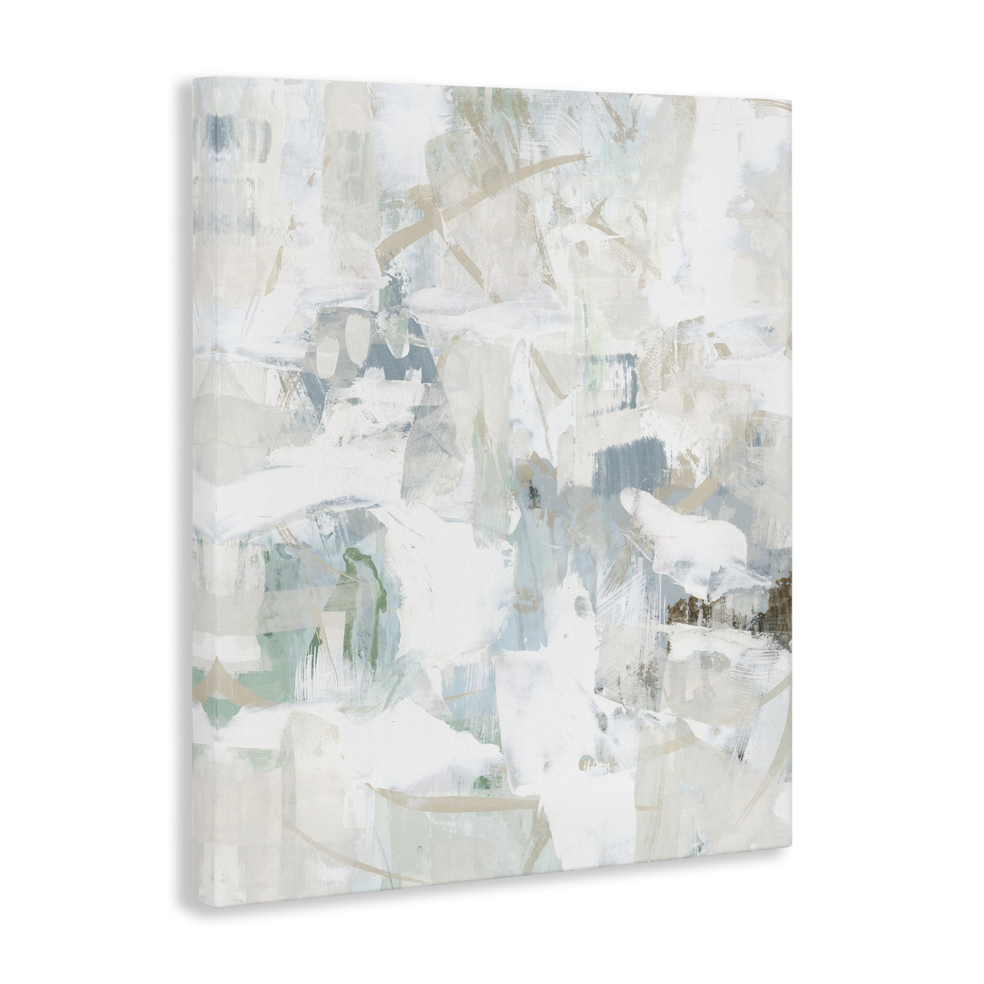 Stupell Industries Subtle Abstracted Pattern Abstract Painting Wrapped Canvas Art Print Wall Art, 30 x 40