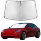 thumbnail image 1 of Parasol para parabrisas EcoNour plegable para Tesla Model 3 y Y, 1 of 9
