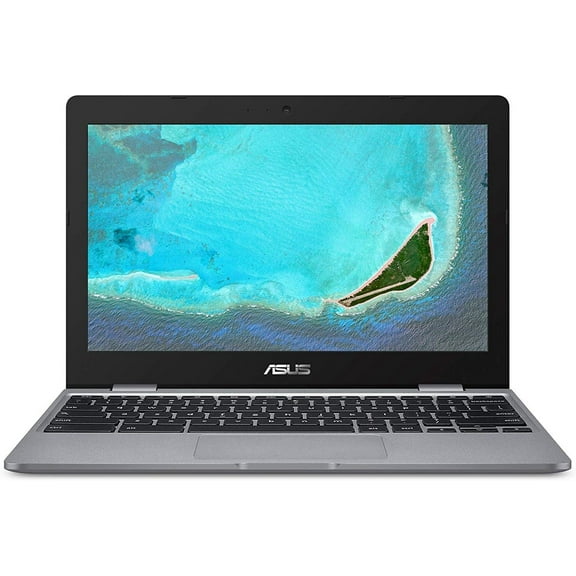 Restored ASUS 11.6" Chromebook - Intel Celeron - 4GB Memory - 32GB eMMC Flash Memory Grey Like New