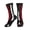 3 Black, variant on Athletic Socks Thin Red Firefighter Line Flag Sport Running Calf Socks Crew Socks for Men Women