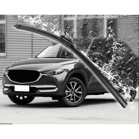 16"  universal windshield wiper blade. Wipe well under all weathers no more squeak sound or streak. Get a clear view of the road