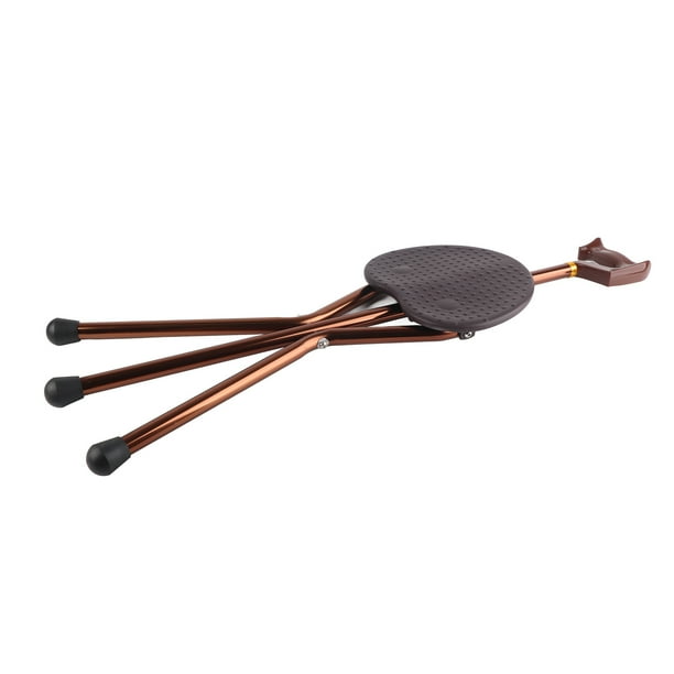 Bastones Plegables con asiento, Bastón Plegable, Silla, taburete, Bastón de Vije, Aleació de aluminio con agarre antideslizante para personas mayores mayores