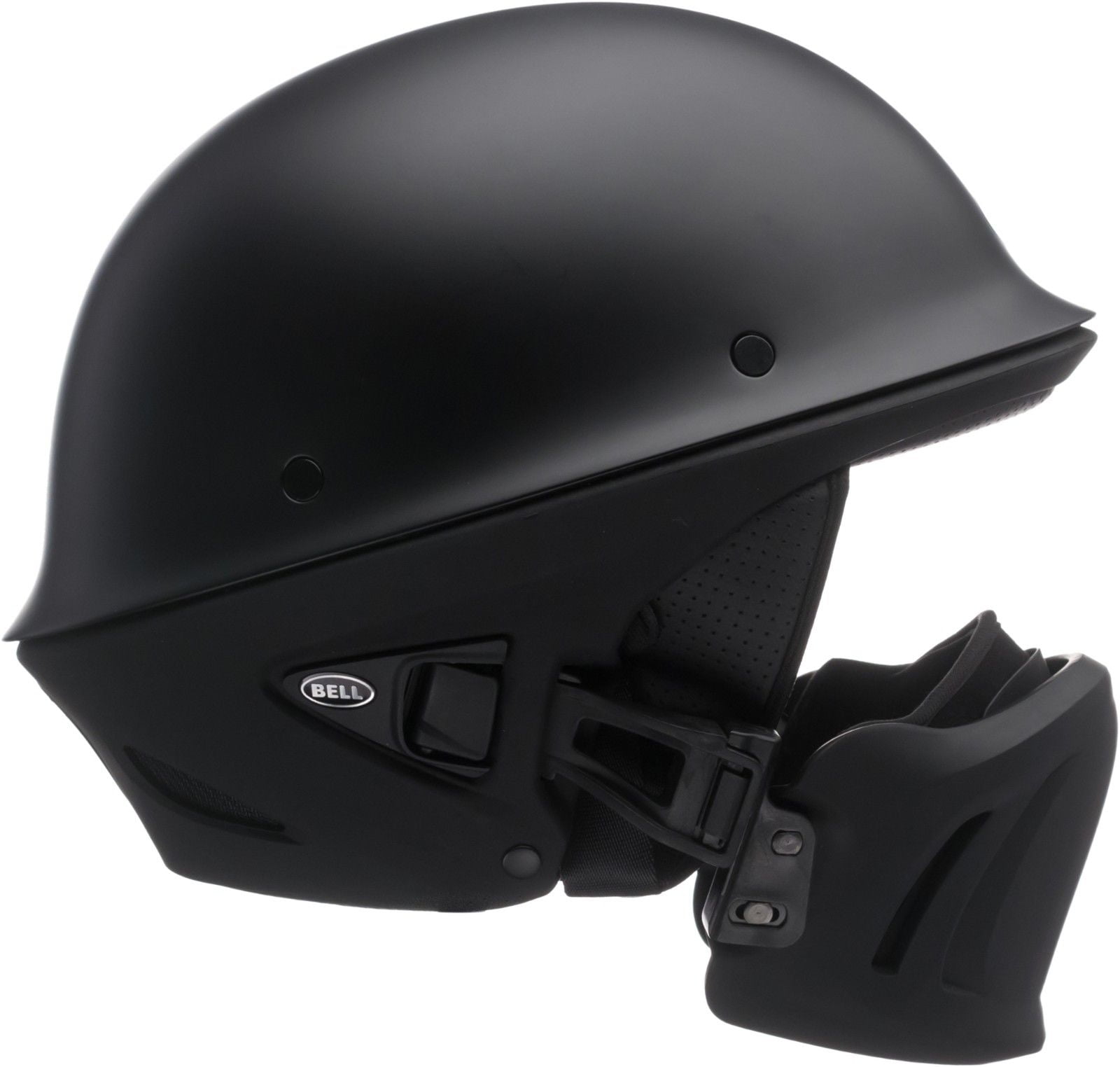 BELL Rogue Half Helmet Motorcycle Removable Muzzle DOT Matte Black