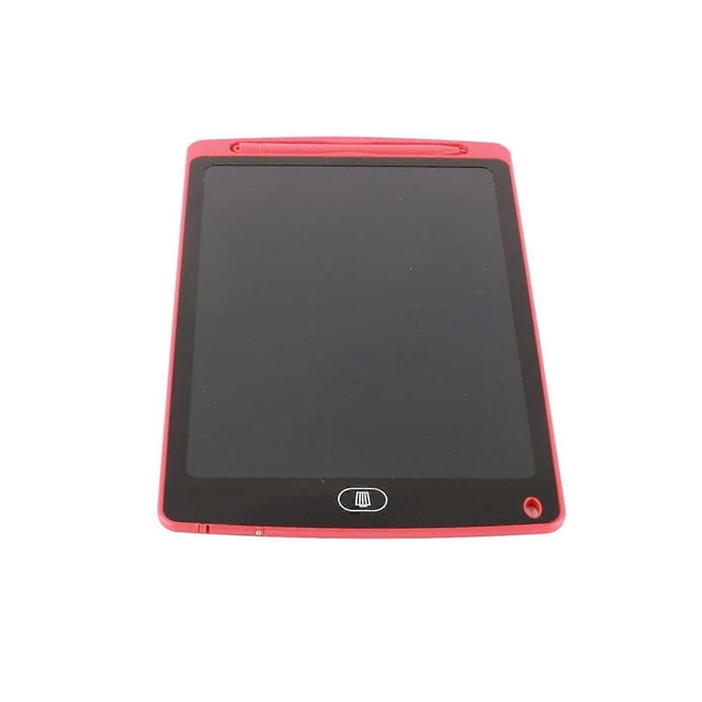 LCD Writing Tablet Red 10 Inch Delete Button Safe Pen Holder Widely Used Kids Drawing Tablet for Girls Boys Toddlers
