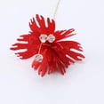 thumbnail image 3 of 10 unids/pieza de Mini cabeza de flor Artificial, decoración para hogar para bodas, DIY, caja para álbum de recortes, flores rojo Macarena Cintas para el cabello de la moda, 3 of 8