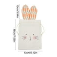 thumbnail image 3 of SLYNSHome Sacs-Cadeaux de Lapin de Pâques, Souvenirs de Fête, Friandises Réutilisables, Lapin à Cordon, Sac à Friandises en Jute, Fournitures pour Fête de Pâques, 3 of 6