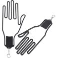 thumbnail image 2 of Golf Gloves Stretcher, Pack Of 2 Plastic Support Purse Holder Rack Hanger Tool Accessories Black, 2 of 5