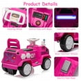 thumbnail image 3 of KidsCar, Powerful and SafeOn Toy,ToddlersRide On Car with RadarSound,Lights, USB,Toy for KidsWhite), 3 of 9