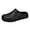Black, variant on Mens Slippers  Synthetic Fur Lined House Shoes for Men Closed Toe Waterproof Non-Slip Winter Warm Slippers