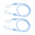 thumbnail image 7 of 2 PCS Rope Curtain Tiebacks Tassel Thick Twisted Living Room Bedroom Decoration - Blue, 70cm, 7 of 7