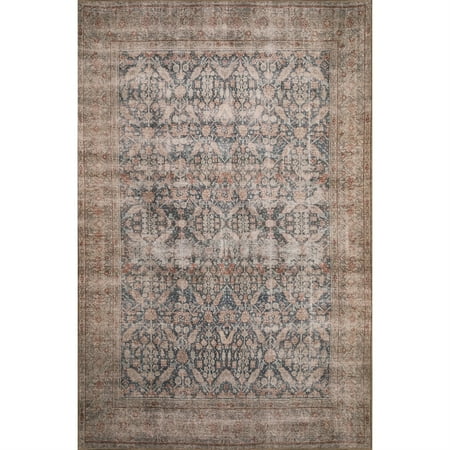 London 4800 Blue Sophie Area Rug  Size - 7 6  x 9 6