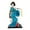 Blue, variant on deevoka 12" Japanese Geisha Collectible Figurine Lady Statuette for Home Table Shelf White and Pink