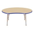 thumbnail image 2 of ECR4Kids 48" Crescent Thermo-Fused Adjustable Activity Table, 2 of 4
