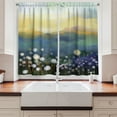 thumbnail image 2 of Ambesonne Dandelion Kitchen Curtains, Oil Painting Flora, 55"x39", Multicolor, 2 of 3