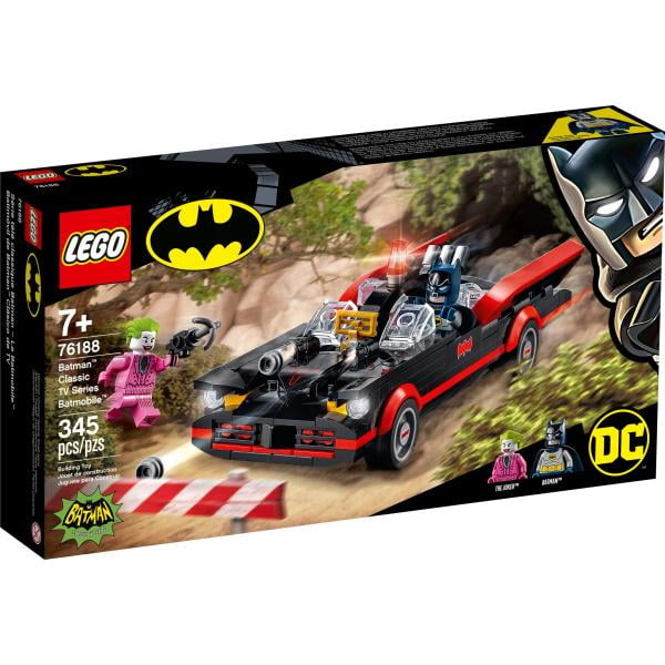 LEGO DC Batman : Batman Classic TV Series Batmobile – Kit de construction 345 pièces [LEGO, #76188, 7 ans et plus]