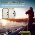 thumbnail image 3 of Divisores de caja de cebo de pesca de plástico, cajas de gancho de señuelo de cebo, compartimentos, equipo de pesca Hugtrwg Para estrenar, 3 of 9
