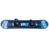 Lucky Bums 120cm Snow Kids Plastic Snowboard with Adjustable Bindings, Blue
