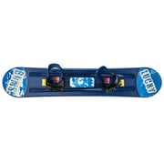 Lucky Bums 120cm Snow Kids Plastic Snowboard with Adjustable Bindings, Blue