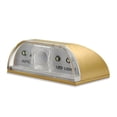 thumbnail image 1 of Luz de ojo de cerradura con pilas, sensor infrarrojo PIR inalámbrico, detector de movimiento automático, ojo de cerradura de puerta con 4 luces LED, luz de grifo, luz LED para ojo, 1 of 4