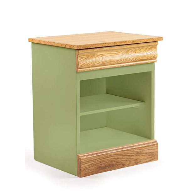 Buró de madera moderno con cajón secreto niños y niñas Duduk verde Duduk BUR-PET