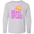 thumbnail image 3 of Inktastic I'm the Big Sister to Twins. Long Sleeve Youth T-Shirt, 3 of 5