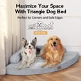 thumbnail image 4 of Cama ortopédica para perros MEKIY con forma de huevos de espuma, color gris medio, 4 of 8
