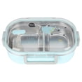 thumbnail image 1 of Bento Box, lonchera portátil de acero inoxidable 304, contenedor de comida construido para profesionales, 1 of 8