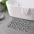 thumbnail image 7 of Non Slip Door Mat, cool black grey Leopard print Fast Drying Bath Tub Mats, Absorbent Bathroom Rugs Entrance Welcome Mat, Bath MatS for Tub, Floor, Home, Kitchen, Hotel,16x24in, 7 of 7
