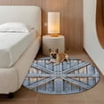 thumbnail image 2 of Farmhouse Wood Grain Round Area Rug 5Ft Washable Circle Rugs for Living Room Bedroom, Vintage Country Barn Gate Textured Non-Slip Carpet Floor Mats Indoor Outdoor Carpet Runner Aesthetic Home Decor, 2 of 8