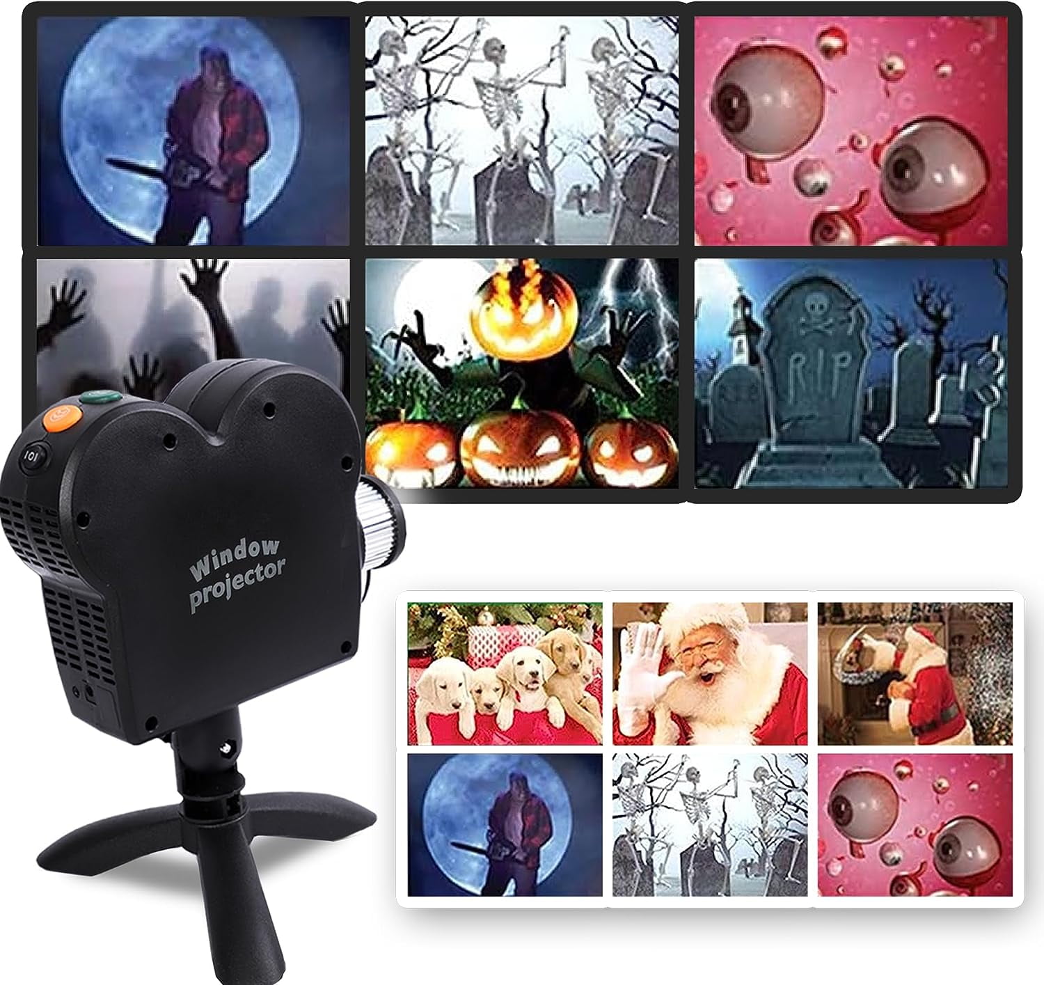 Halloween Projector, Halloween Window Projector, Outdoor Waterproof