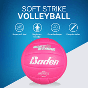 Baden Soft Strike Official Size Indoor/Outdoor Recreational Volleyball - Pink